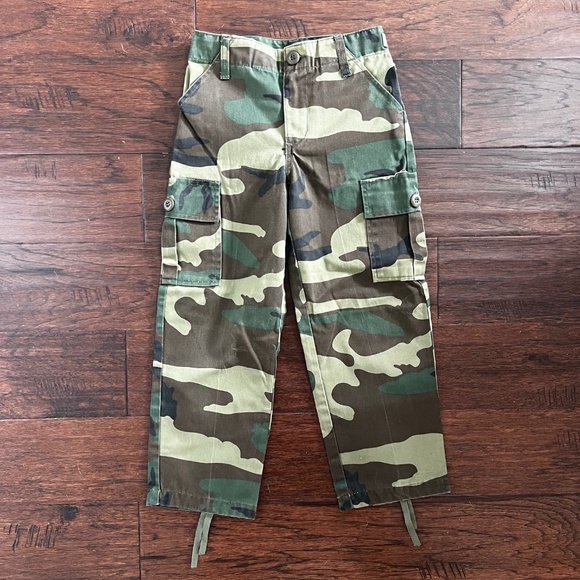 Child Military Camouflage‎ Halloween Costume Jacket, Pants, &  Hat - Picture 3 of 16